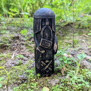 Thor figurine Norse pagan statue Viking decor