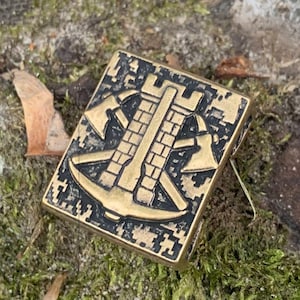 Combat engineer molle clip army morale patch