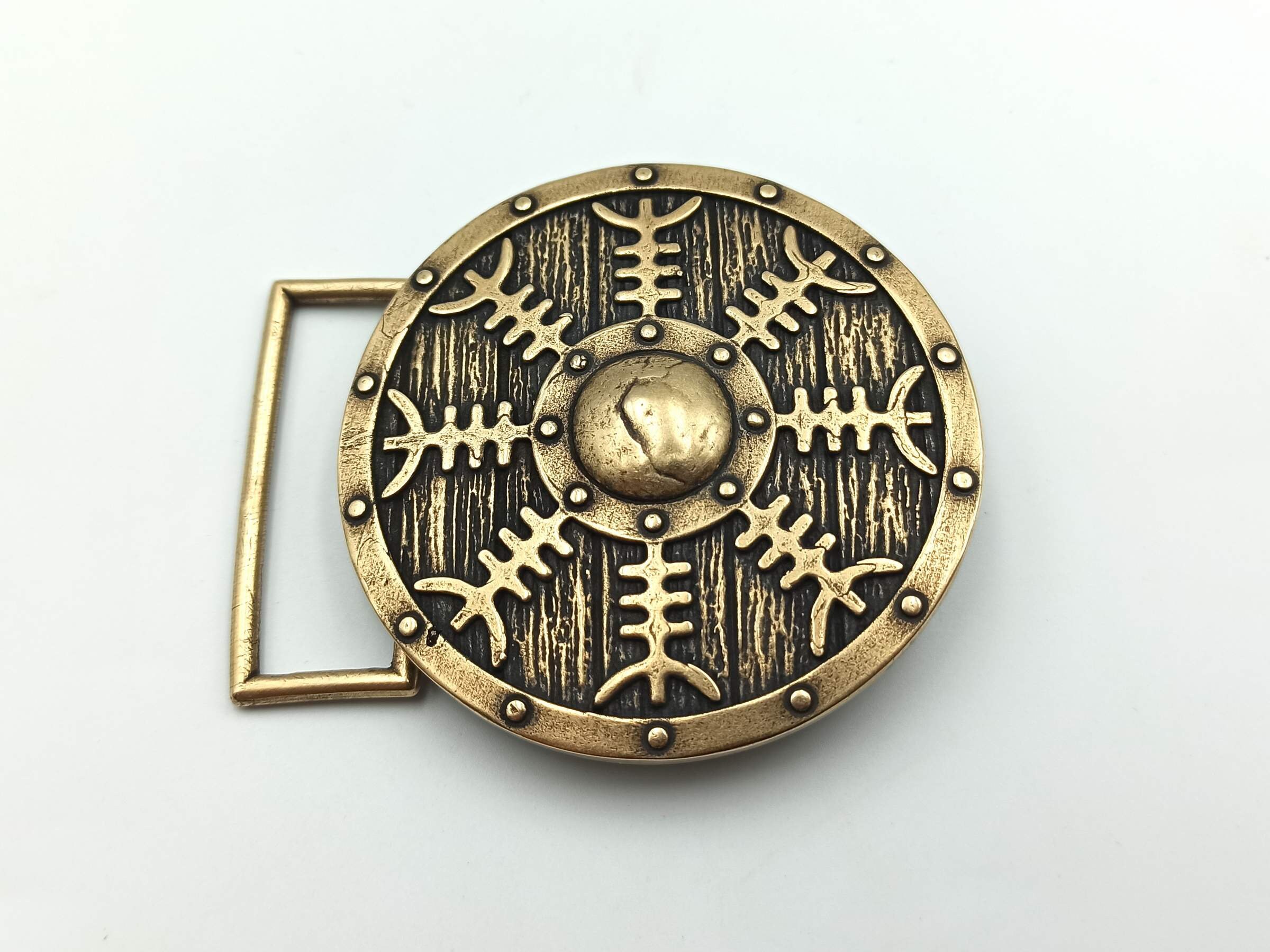 Viking shield custom belt buckle for men Norse Buckles Etsy