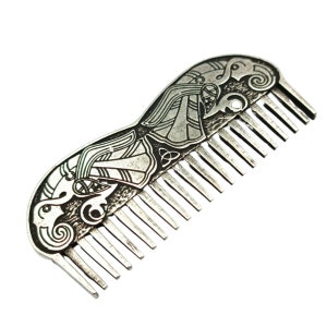 Viking Comb Mustache Metal Accessories Beard Care Mens Gifts - Etsy