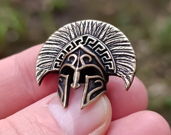 Spartan helmet paracord bead Knife lanyard beads Bracelet charms Craft supplies