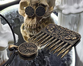 Witchy mystery box Gothic jewelry set Random gifts for her Halloween gift box