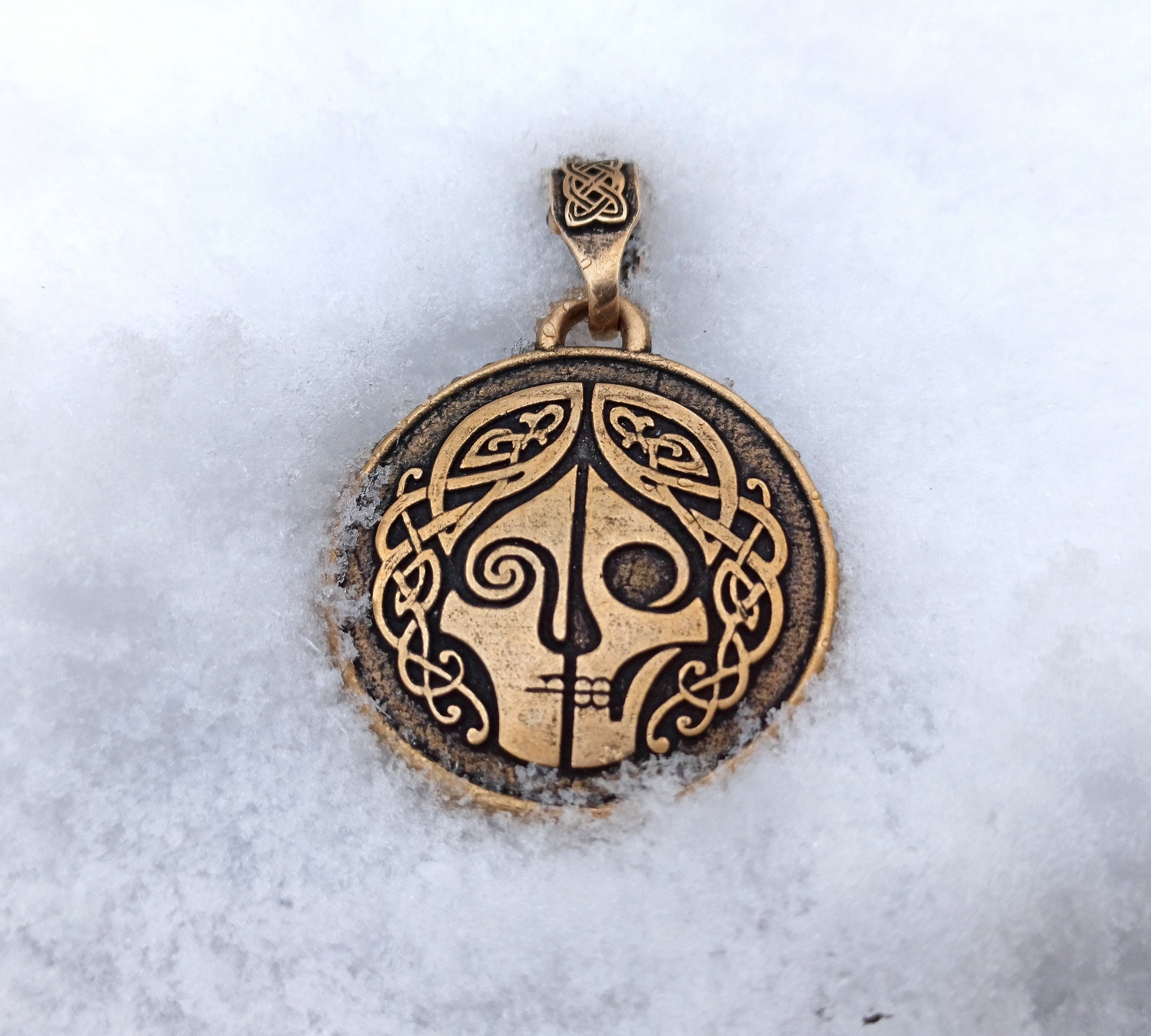 Hel Norse goddess pendant Viking jewelry women necklace  Etsy