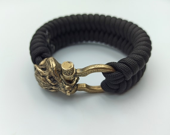Celtic Knot Eagle Brass Braided Paracord Bracelet – GTHIC