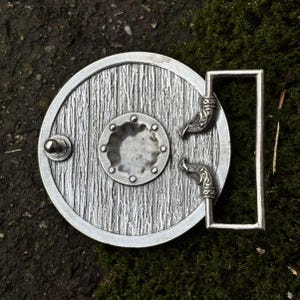 Viking shield custom belt buckle for men | Norse Buckles | Mens gifts image 9