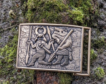 Viking warrior Berserker belt buckle norse pagan accessories