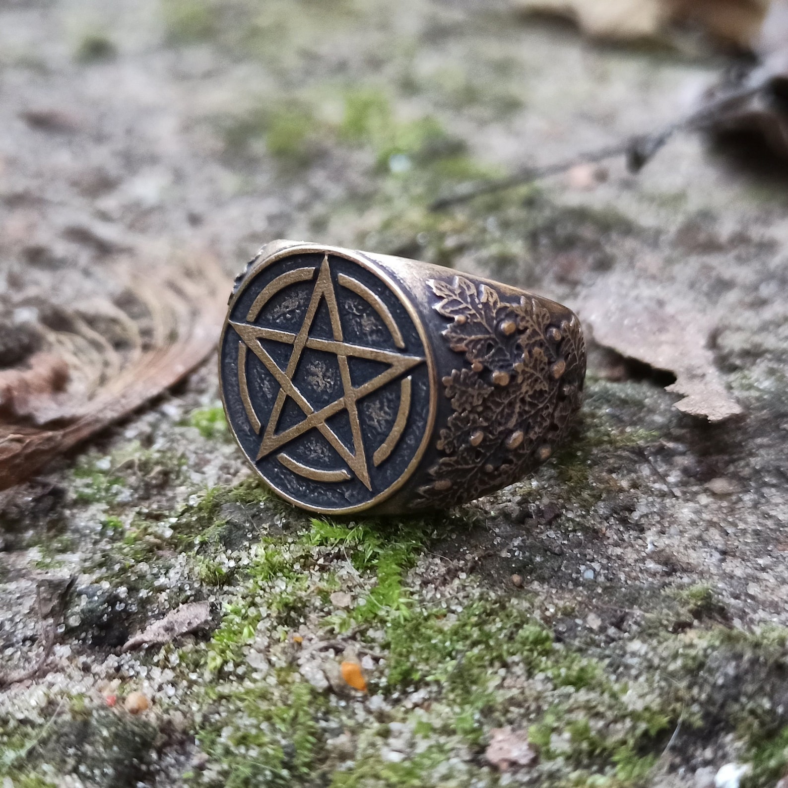 Wiccan Magic Pentacle Ring Witchcraft Witchy Jewelry - Etsy