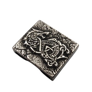 Patch 3D In PVC Morbido – Lupo Norreno Fenrir (Deserto/Marrone) Per Zaini E Borse Tattiche