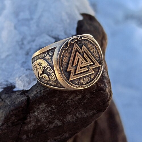 Norse Raven Ring Ancient Viking Artifacts Jewelry Men - Etsy