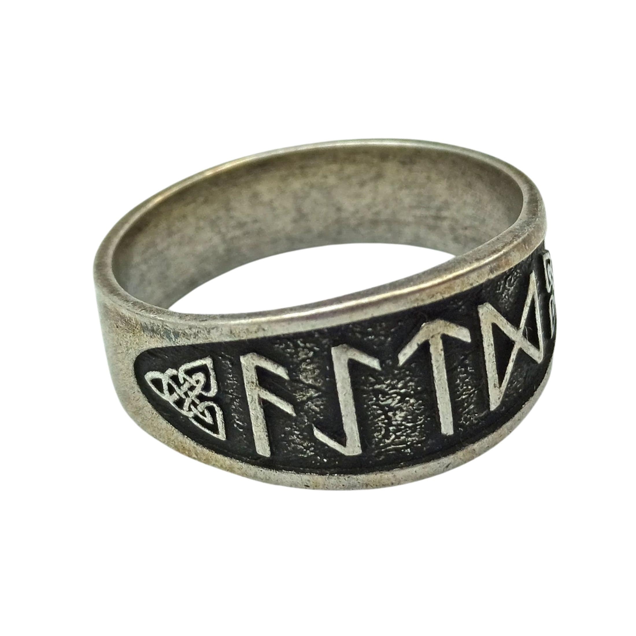 Norse Runes Custom Ring | Viking Rune Jewelry for Men and Women | Pagan ...