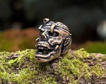 Zombie knife lanyard beads EDC gear Paracord bead horror gifts for men