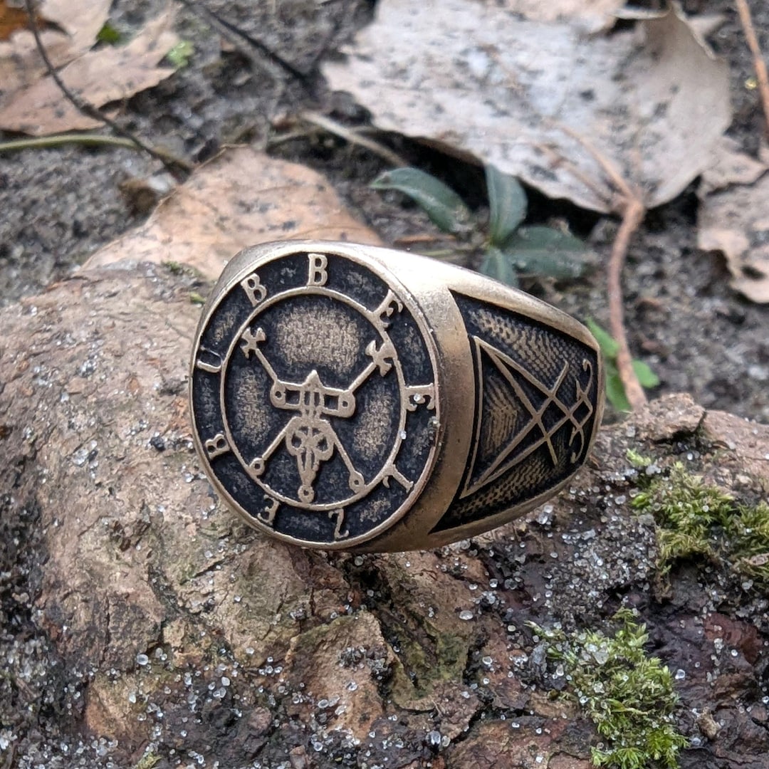 Beelzebub Custom Signet Ring Occult Jewelry Witchy Rings Gothic