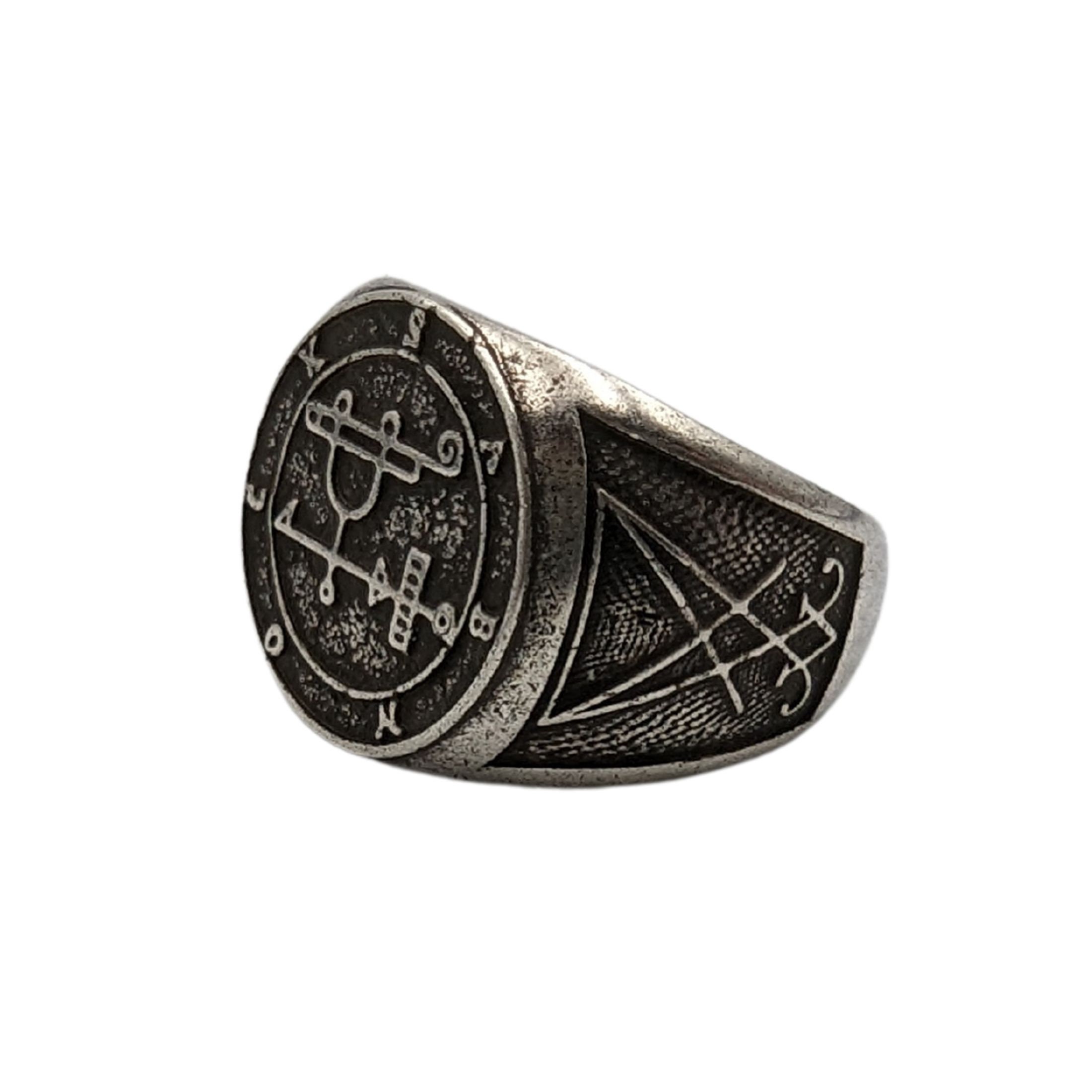 Sabnock Sigil Demon Ring Goetia Occult Gothic Jewelry - Etsy Canada