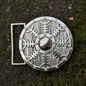 Viking shield custom belt buckle for men | Norse Buckles | Mens gifts image 8