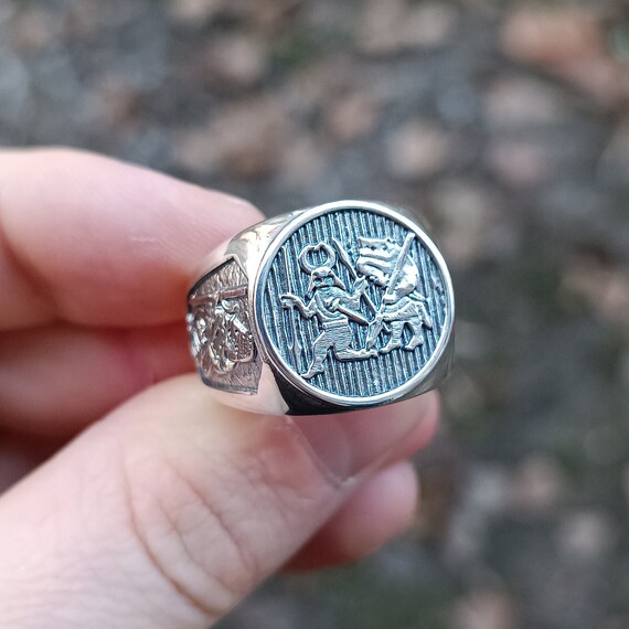 Ancient Viking Ring Nordic Replica Mens Norse Jewelry Etsy UK