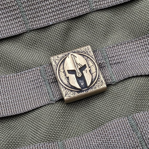 Spartan helmet molle clip EDC gear Morale patch Military gifts for men backpack patches