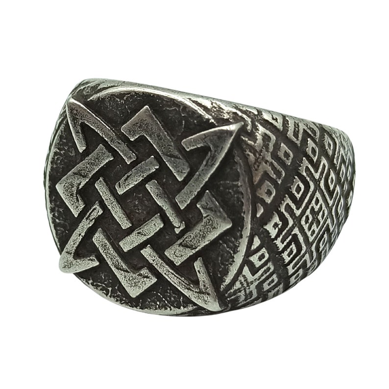 Svarog Symbol Slavic Signet Ring Pagan Jewelry - Etsy