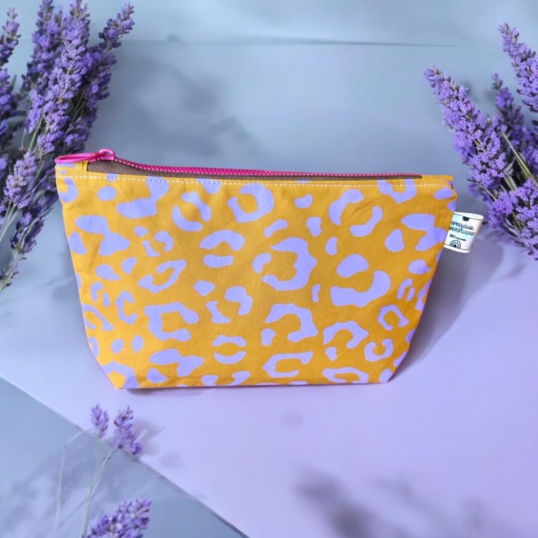 BWWKTOP Kosmetiktasche Im Leoparden-Look – Mit Leoparden-Reißverschluss, 23 X 16,5 Cm, Wasserdicht, Tolles Geschenk Für Frauen