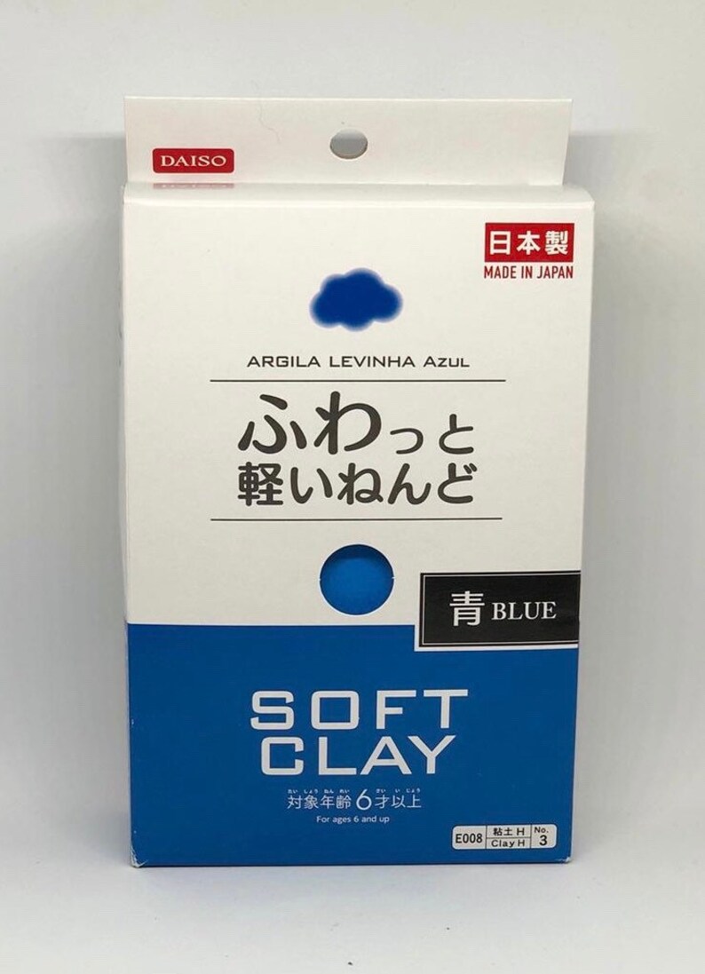 Blue Soft Daiso Clay Great For Slime Made In Japan Brand New