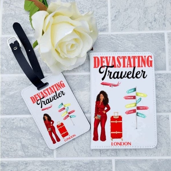 DEVASTATING Traveler Passport Covers and Luggage Tags