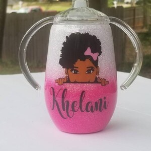 Peek-a-boo Baby Girl Sippy Cup Mini Boss