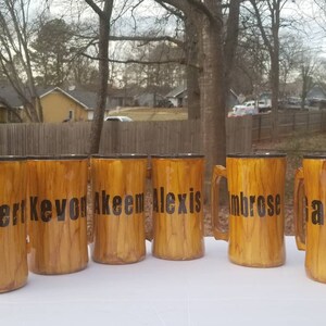 Woodgrain Bierbecher