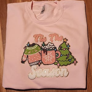 Tis The Season Chenille Sweatshirt