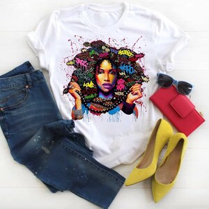 Nubian Graffiti Girl Shirt