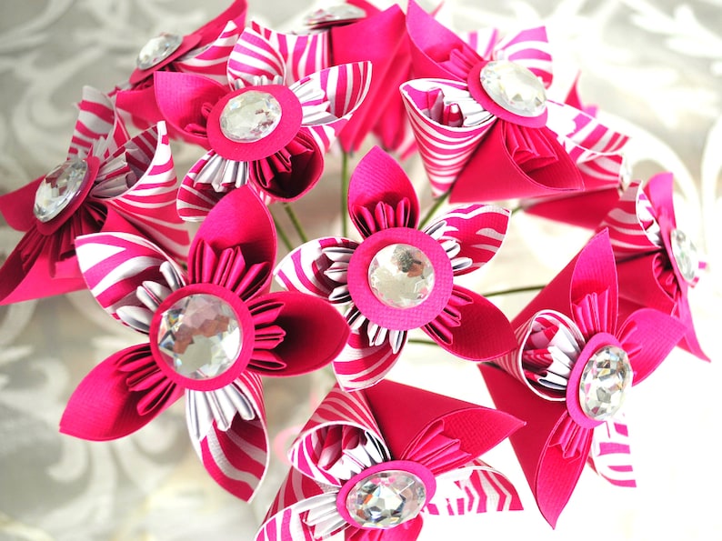 origami Decoration or present to offer signed fleurigami eternal and unique paper flowers