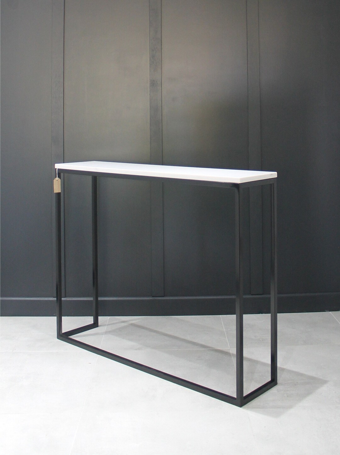 Console Table Radiator Cover Mild Steel Framed Hallway Table Etsy UK