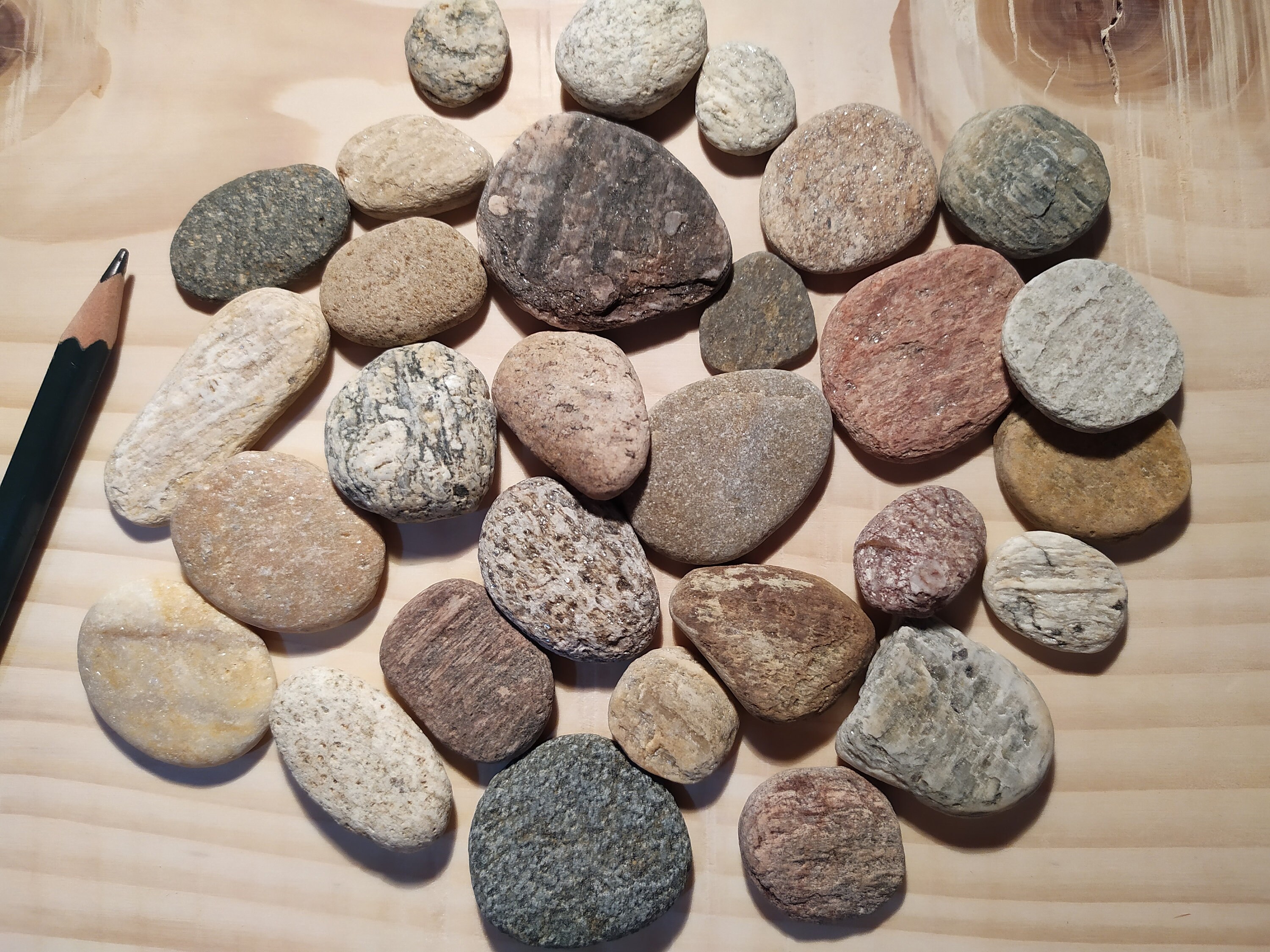 Flache Strandsteine flache Seekiesel Zen Gartensteine bunte | Etsy