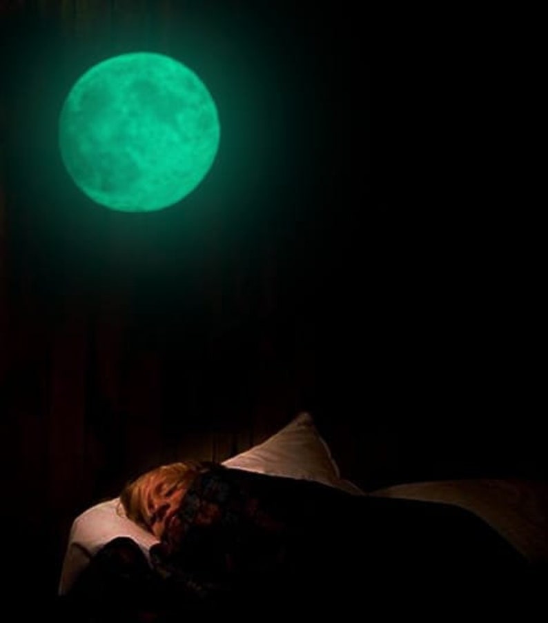 Romantic Bedroom Decor Glow In The Dark Moon