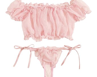 baby pink underwear set