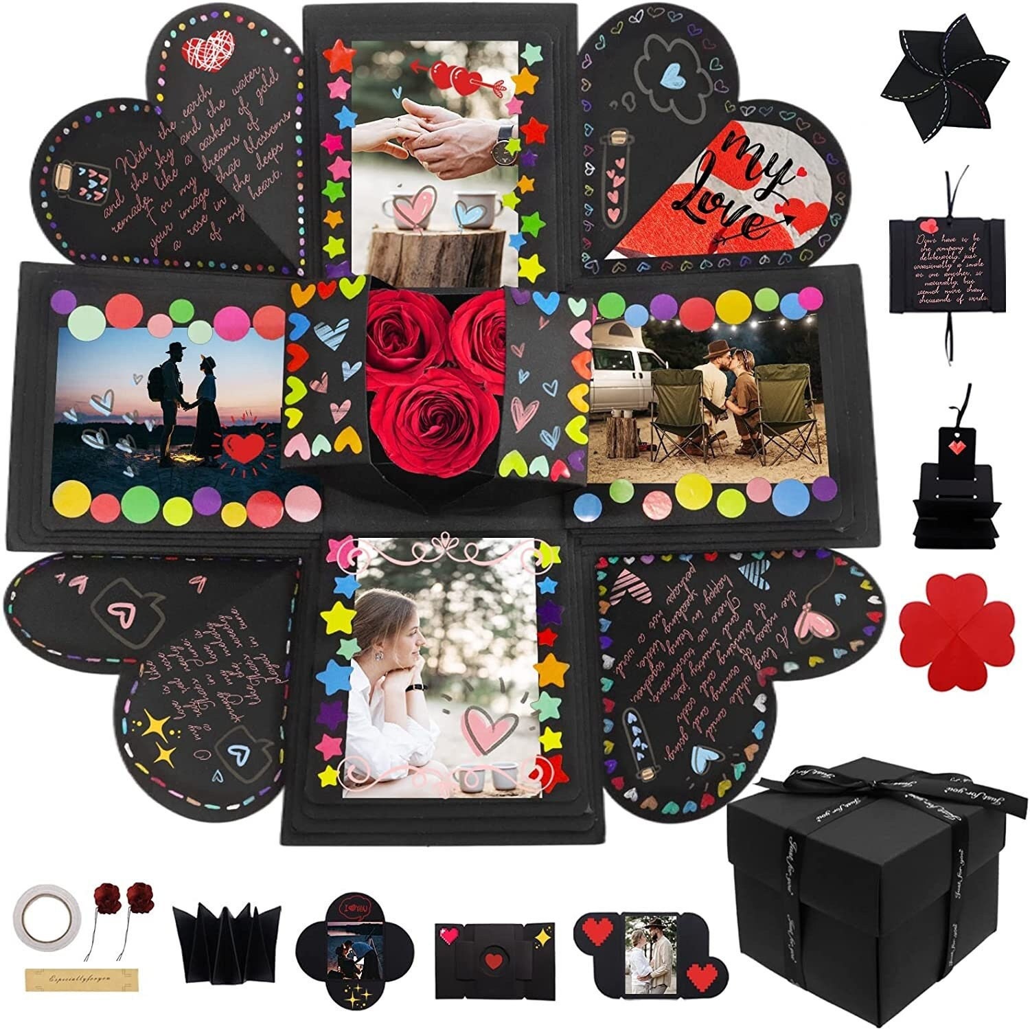 Personalized Photo Explosion Box Handmade 24 Photos#2105