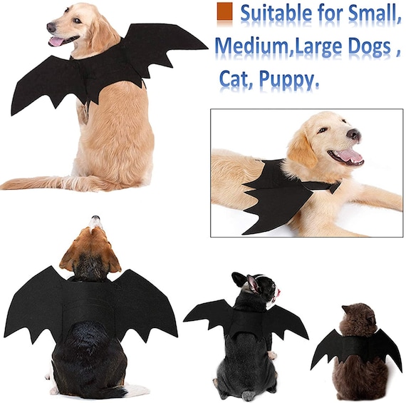 Halloween Pet Bat Wings Pet Cosplay Costumes Accessories for Dogs and Cats