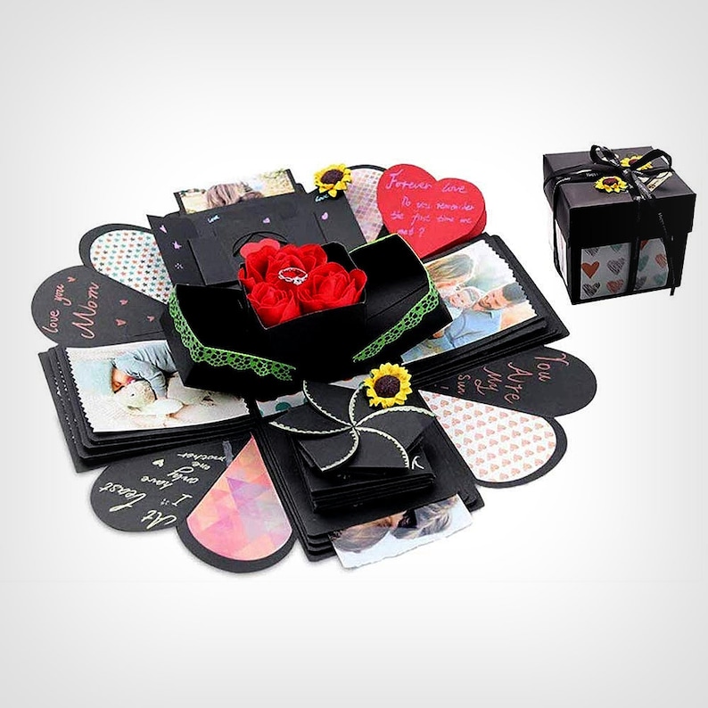 Creative Explosion Gift Box Photo Album Box Surprise Gift Etsy