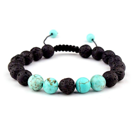 Turquoise Bead Bracelet Gemstone Healing Chakra Bracelet | Etsy