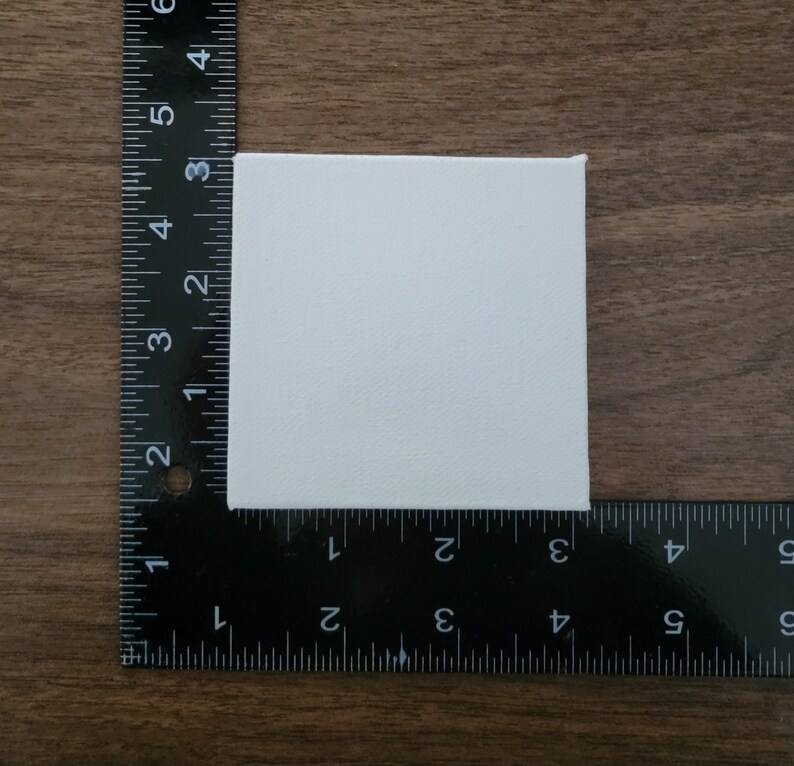 Video Game Inspired Artwork, 3x3 Mini Painted Canvas, Yellow Game Character, Handmade Fridge