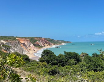 Brazil Print, joao pessoa, brazil photography, tropical photo, wall art, paraiba, brasil, coqueirinho