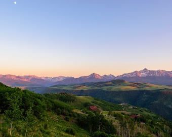 Colorado Print, fine art print, art, decor, united states photography, telluride, sunset, nature, wall art, outdoor life