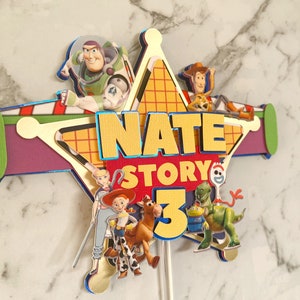 Custom Cake Topper, toy story inspired cake topper