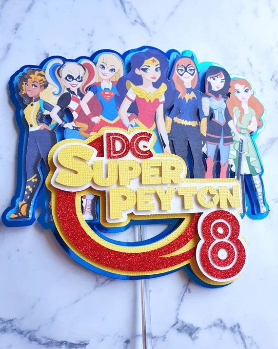 Superhero Girls Cake Topper Cake Topper Superhero Girls | Etsy