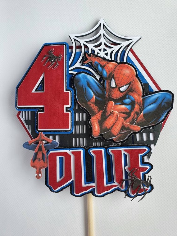 Spiderman Theme Cake Topper Spiderman Cake Topper Cake - Etsy Spiderman Theme Cake Topper Spiderman Cake Topper Cake - Etsy