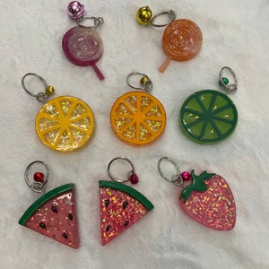 FURSUIT / PET Collar Charms - Large Fruit and Candy!!