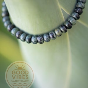 Kambaba Jasper and Red Jasper Bracelet • Grounding Unisex Jewelry image 3