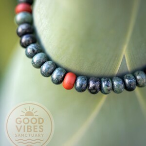 Kambaba Jasper and Red Jasper Bracelet • Grounding Unisex Jewelry image 8
