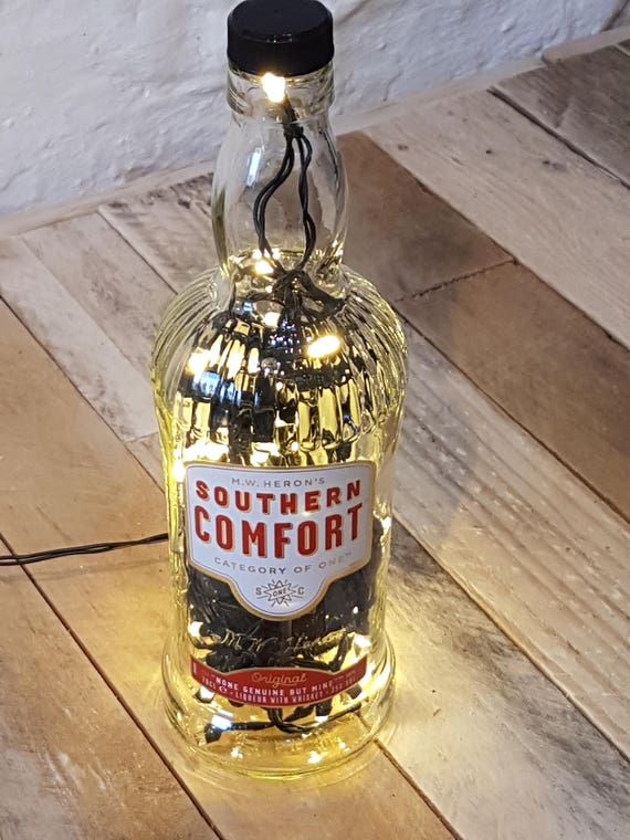 Upcycled Southern Comfort Bottle As Led Light Etsy