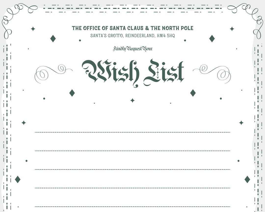 The Ultimate Christmas Wish List: for Kids and Adults Alike - Printable ...