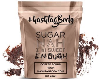 HashtagBody Coffee Scrub Face and Body Natural Scrub