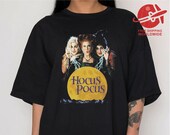 T SHIRT Hocus Pocus Oversized Halloween tshirt oversized tee print shirt witch gift clothes dress shirt
